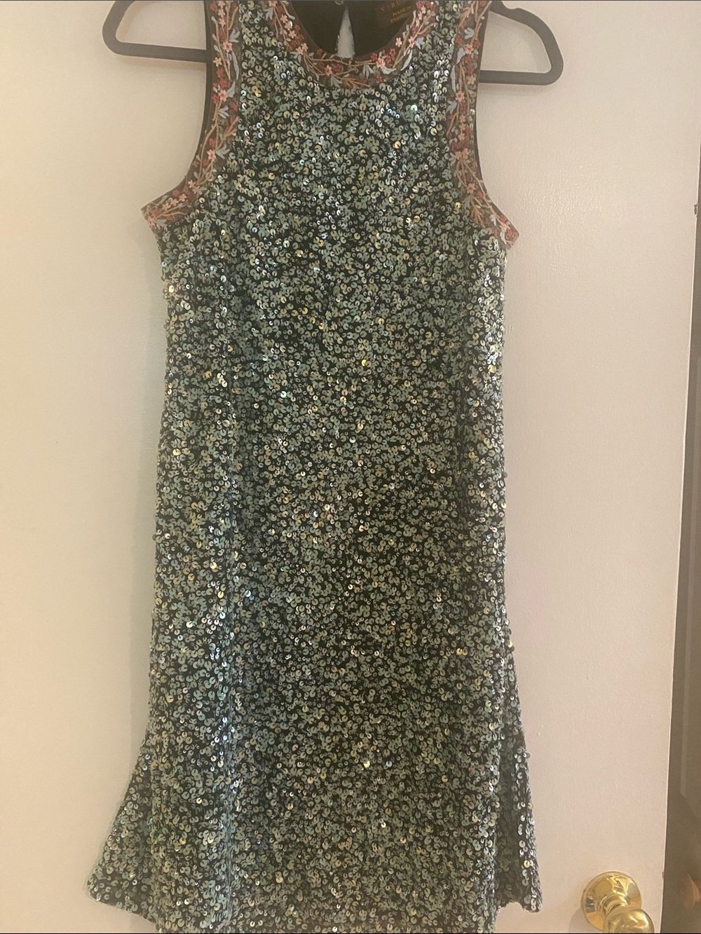 Varun Bahl sequin shift dress 6